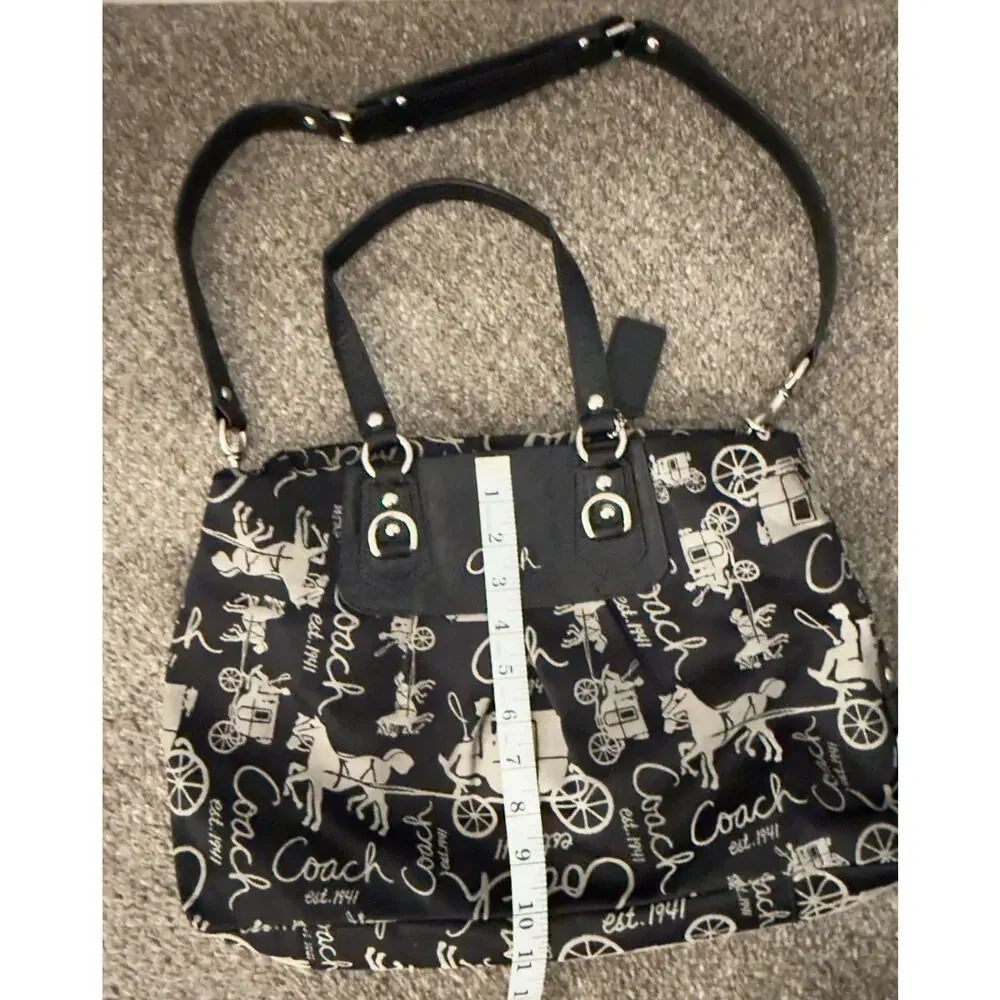 Coach Graffiti Scribble Large Hobo Shoulder purse
